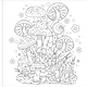 Colouring Book - Mushrooms