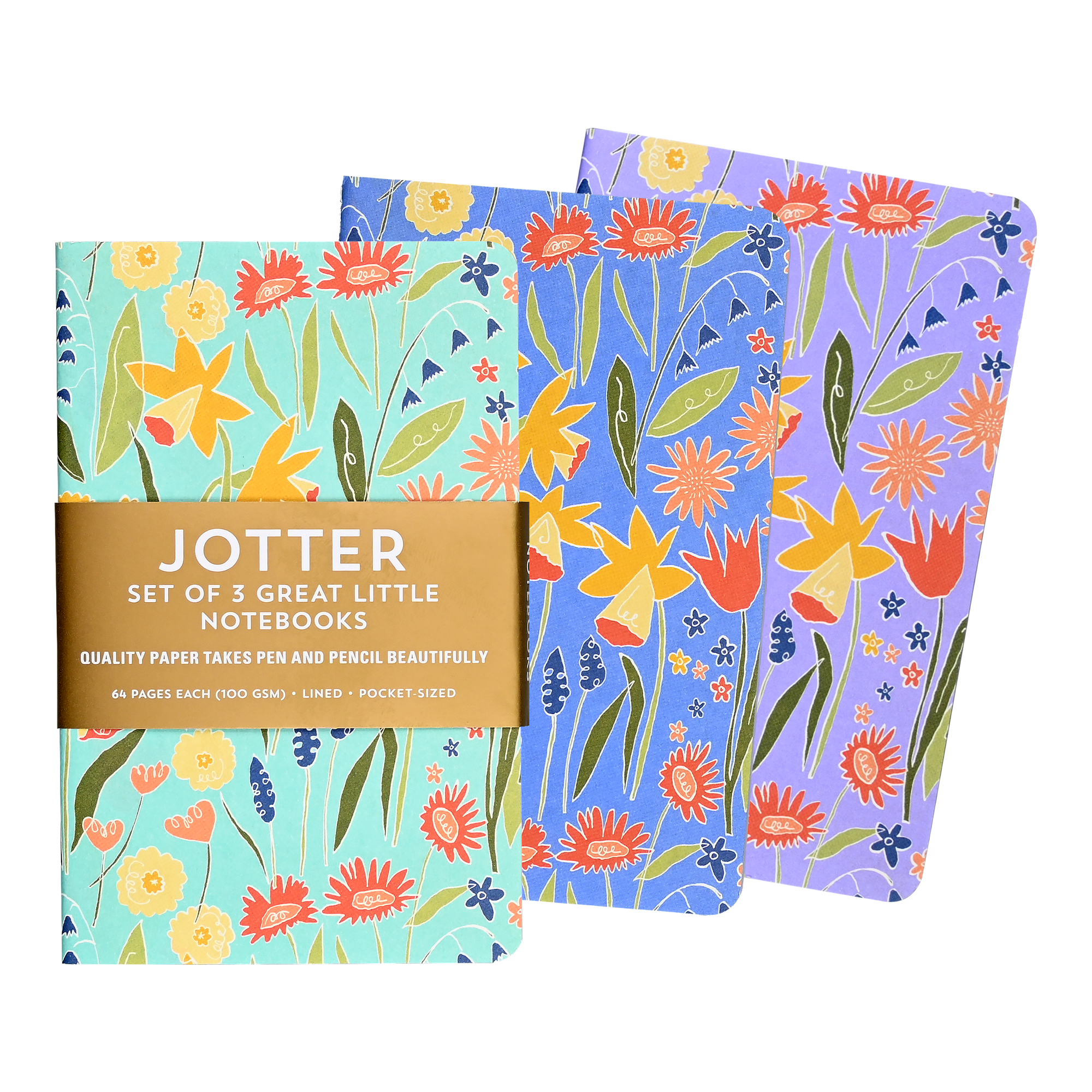Jotter Notebook Set of 3 - Daffodils