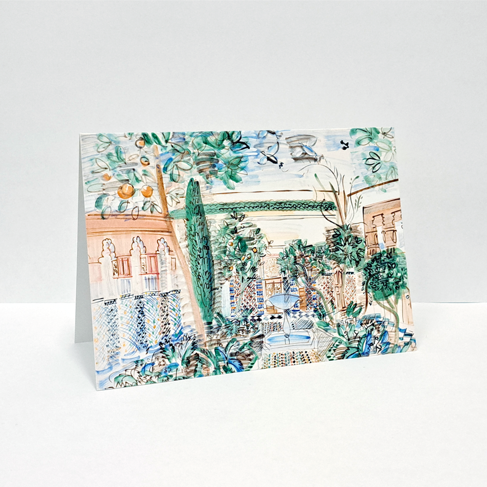Notecard - The Sultan's Palace, Marrakesh