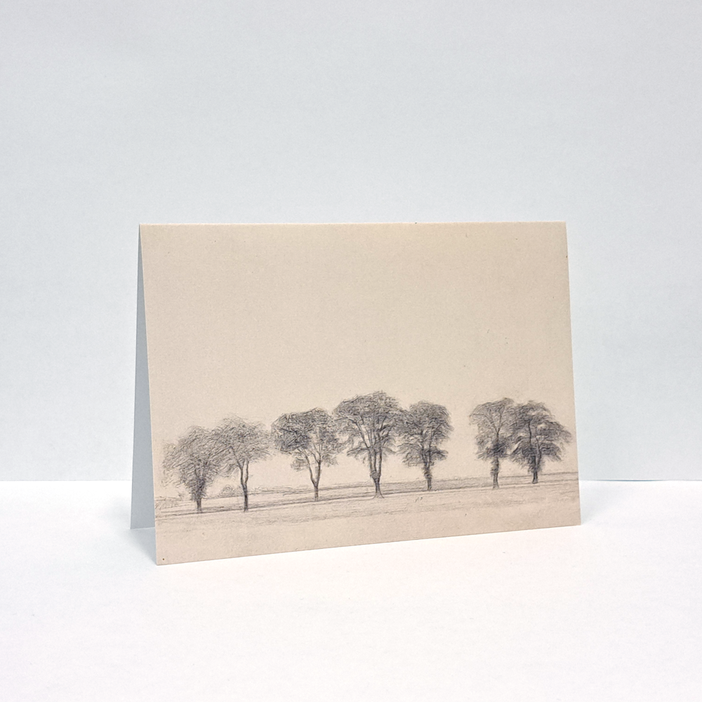 Notecard - Group of Trees along the Royal Road near Gentofte, Denmark