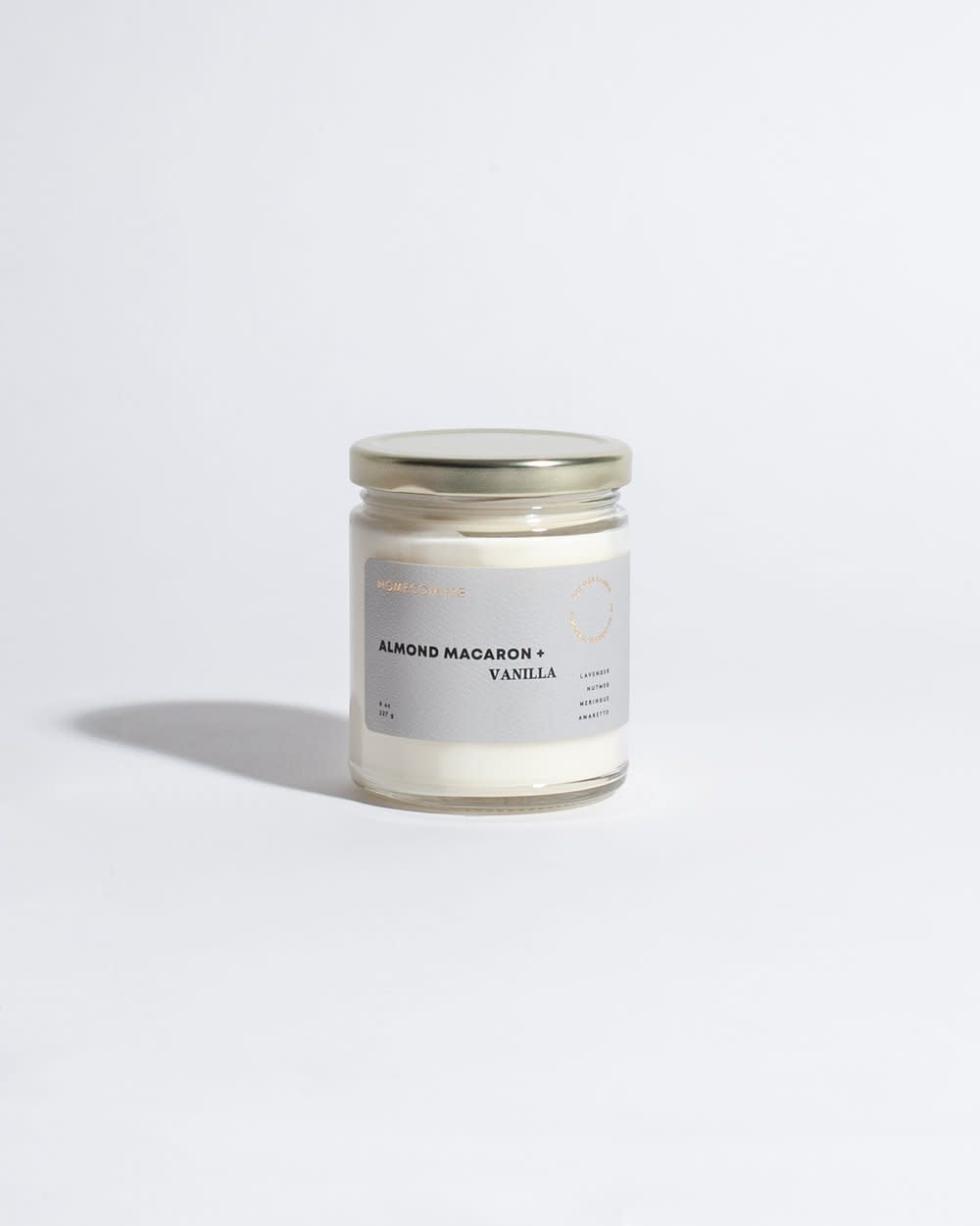 Soy Wax Candle - Almond Macaron + Vanilla