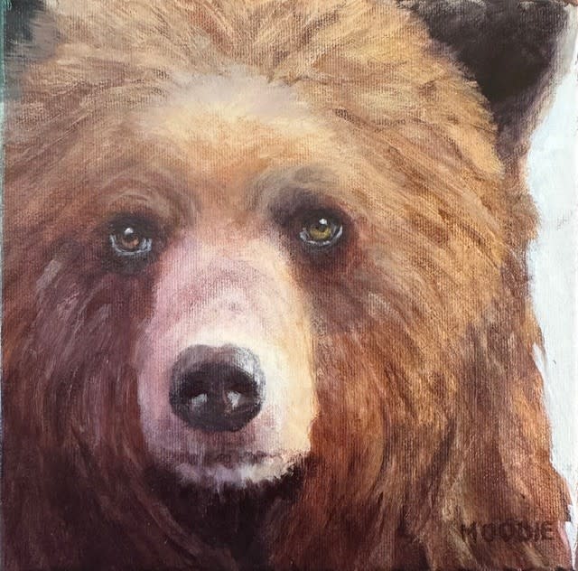 Doria Moodie Patience 8x8" Original Painting