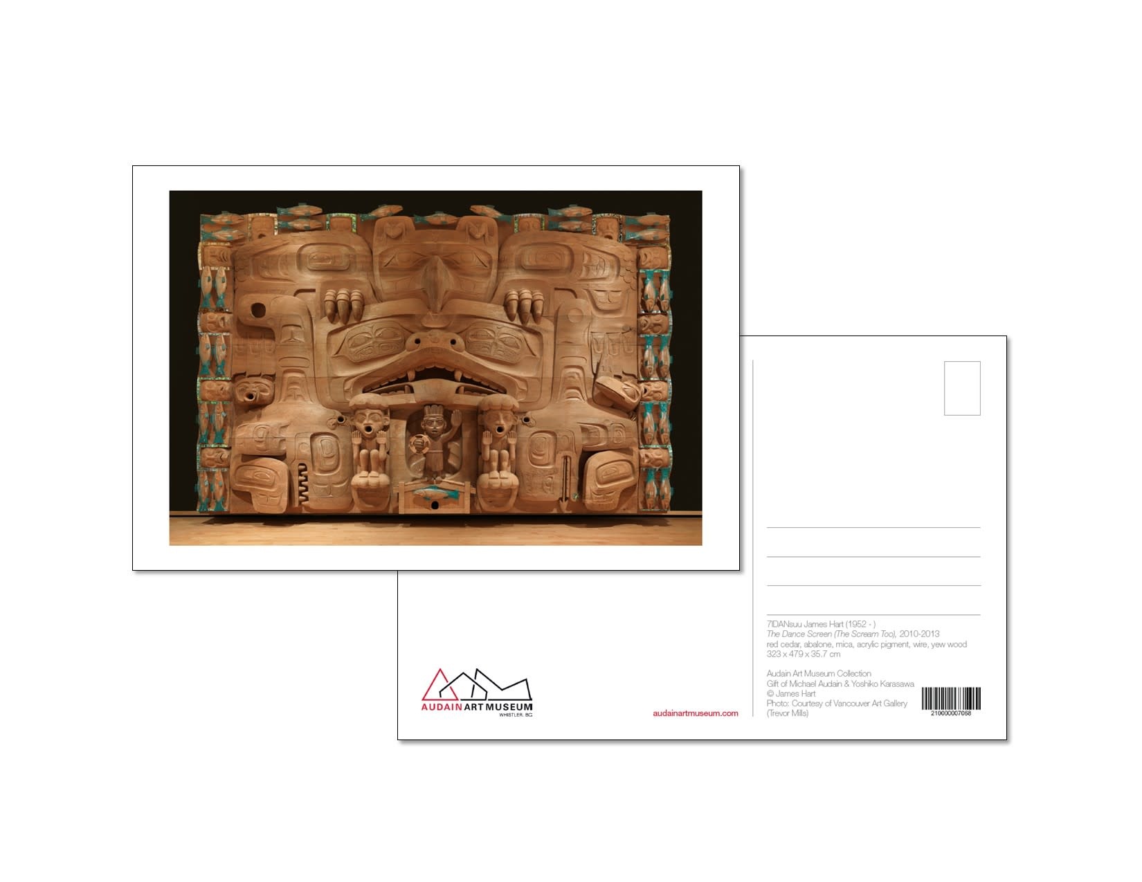 AAM Collection Postcard - James Hart - The Dance Screen