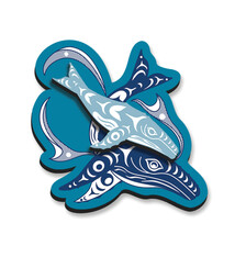 Magnet - Humpback Whales by Joe Paul