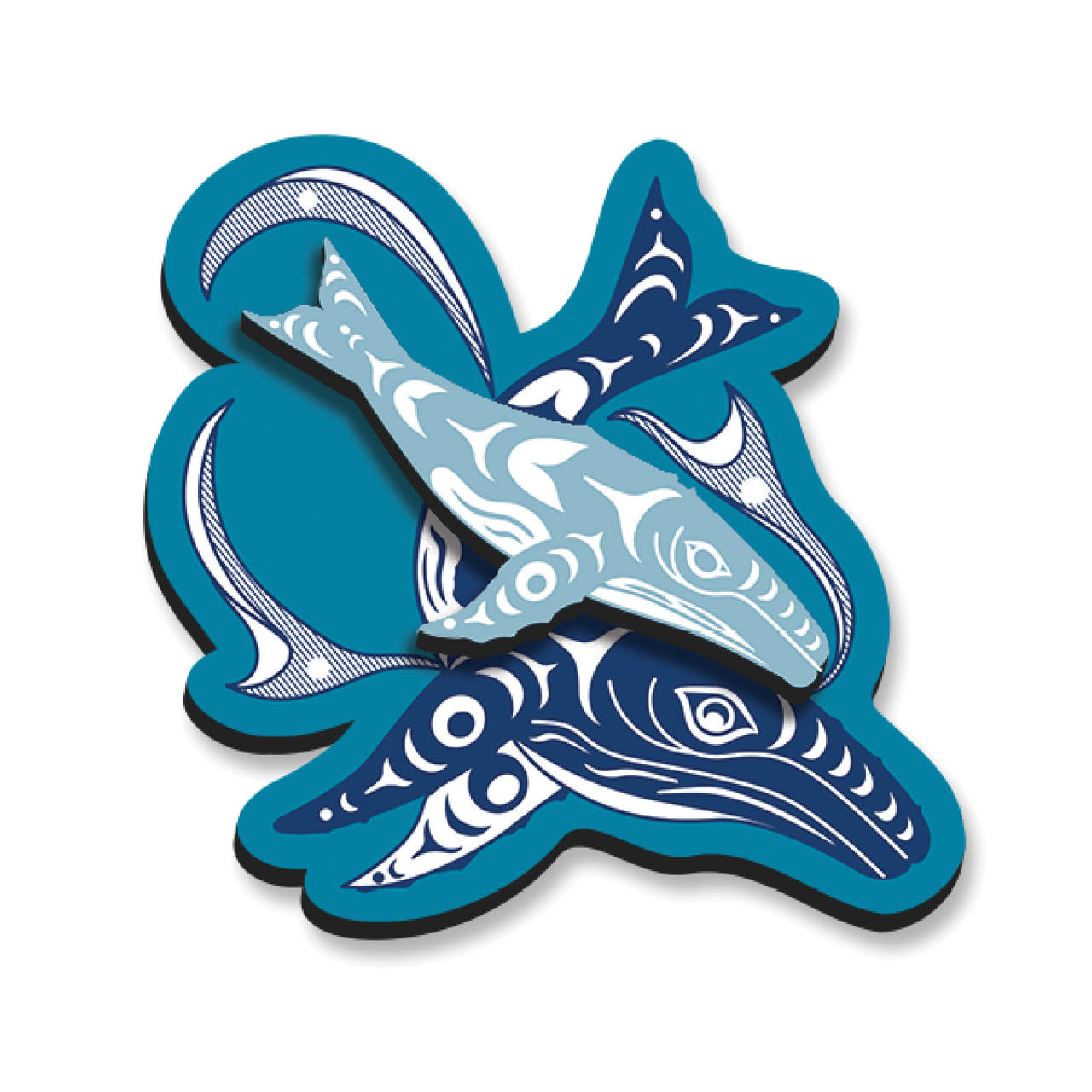 Magnet - Humpback Whales by Joe Paul