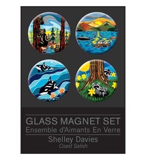 Glass Magnet Set - Shelley Davis
