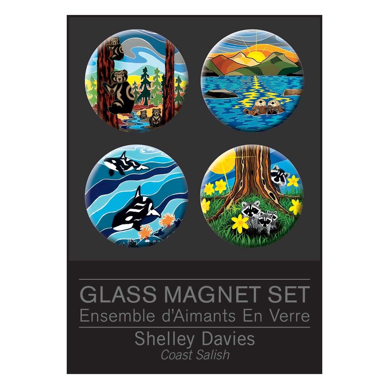 Glass Magnet Set - Shelley Davis