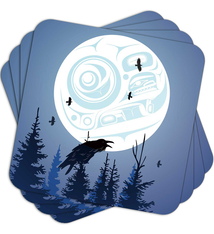 Coasters - Raven Moon