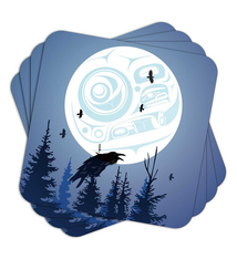 Coasters - Raven Moon