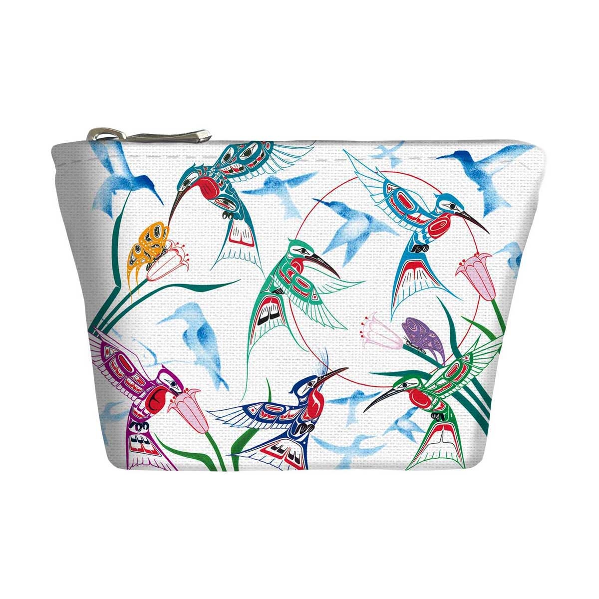 Coin Purse - Garden of Hummingbirds