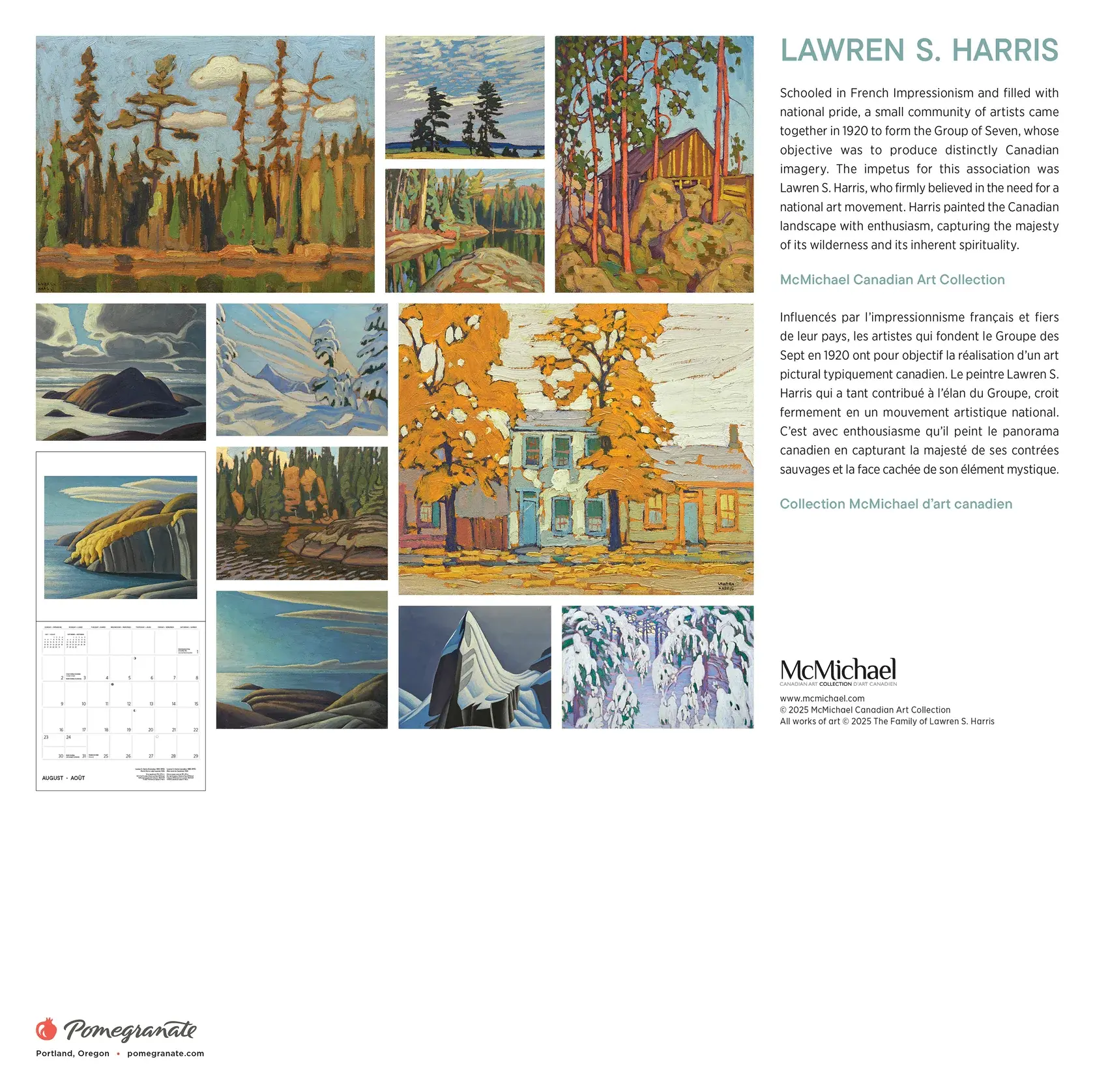 Wall Calendar - Lawren Harris 2026