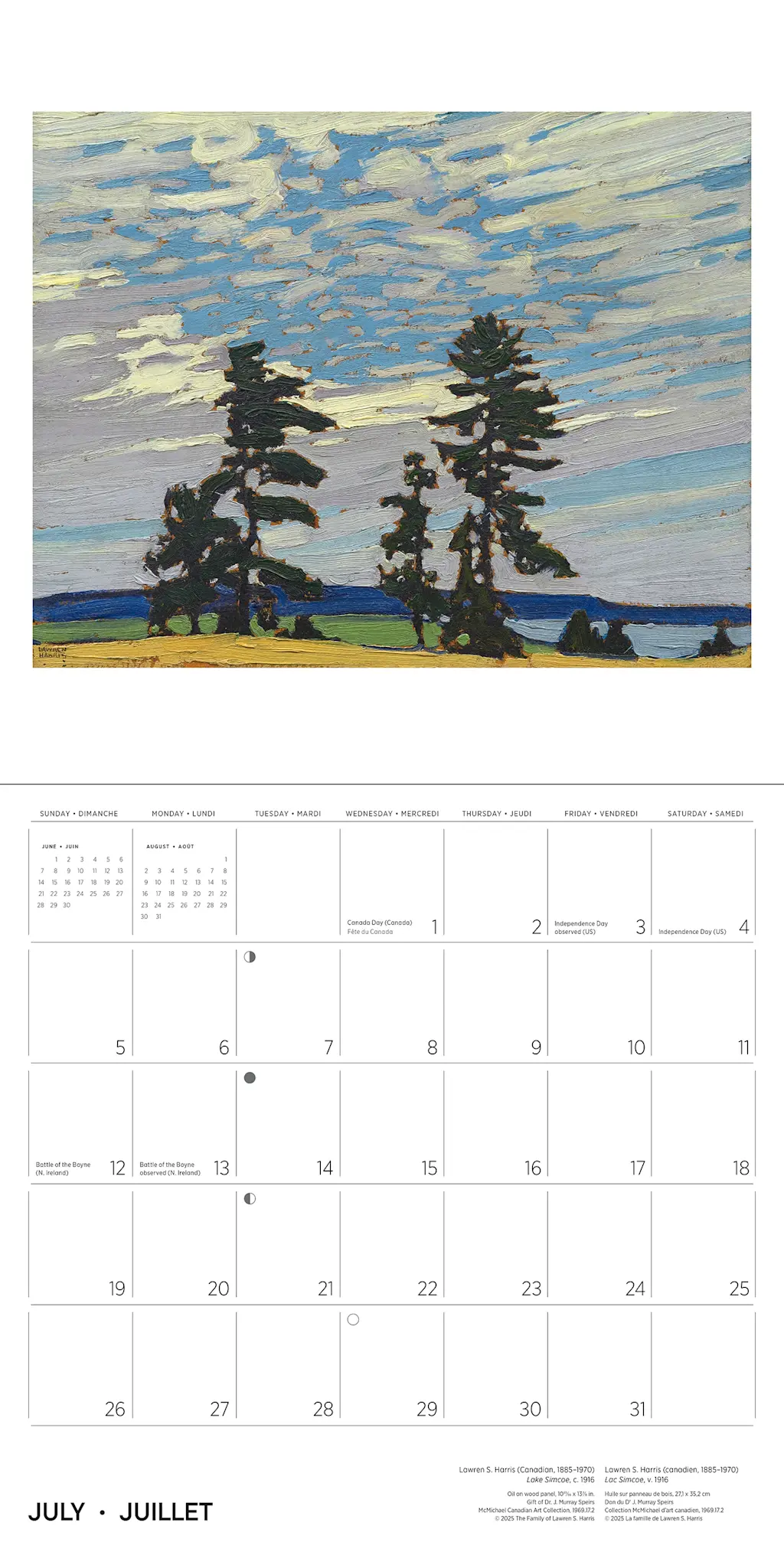 Wall Calendar - Lawren Harris 2026