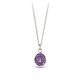 Pyrrha Necklace - Motivated Appreciation Silver - Mystic Violet