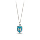 Pyrrha Necklace - Ever Changing Appreciation  Silver - Capri Blue