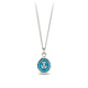 Pyrrha Necklace - Earthy Appreciation  Silver - Capri Blue