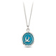Pyrrha Necklace - Free Spirited Silver - Capri Blue