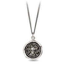 Pyrrha Necklace - Live Every Moment Oxidized Sterling Silver