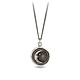 Pyrrha Necklace - Trust the Universe Oxidized Sterling Silver
