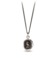 Pyrrha Necklace - Watch Over Me Oxidized Sterling Silver