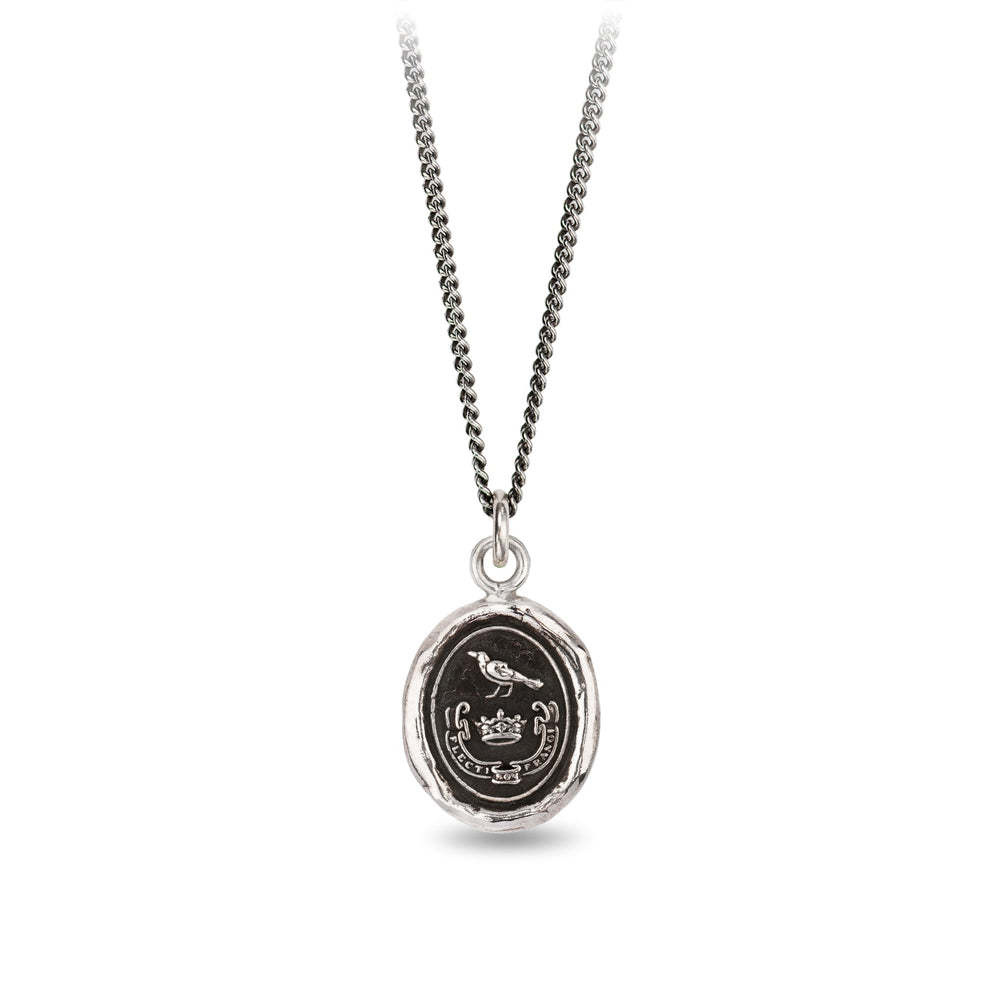 Pyrrha Necklace - Unbreakable Oxidized Sterling Silver