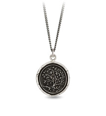 Pyrrha Necklace - Tree of Life Oxidized Sterling Silver