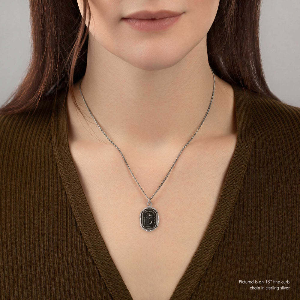 Pyrrha Necklace - Everything For You Oxidized Sterling Silver