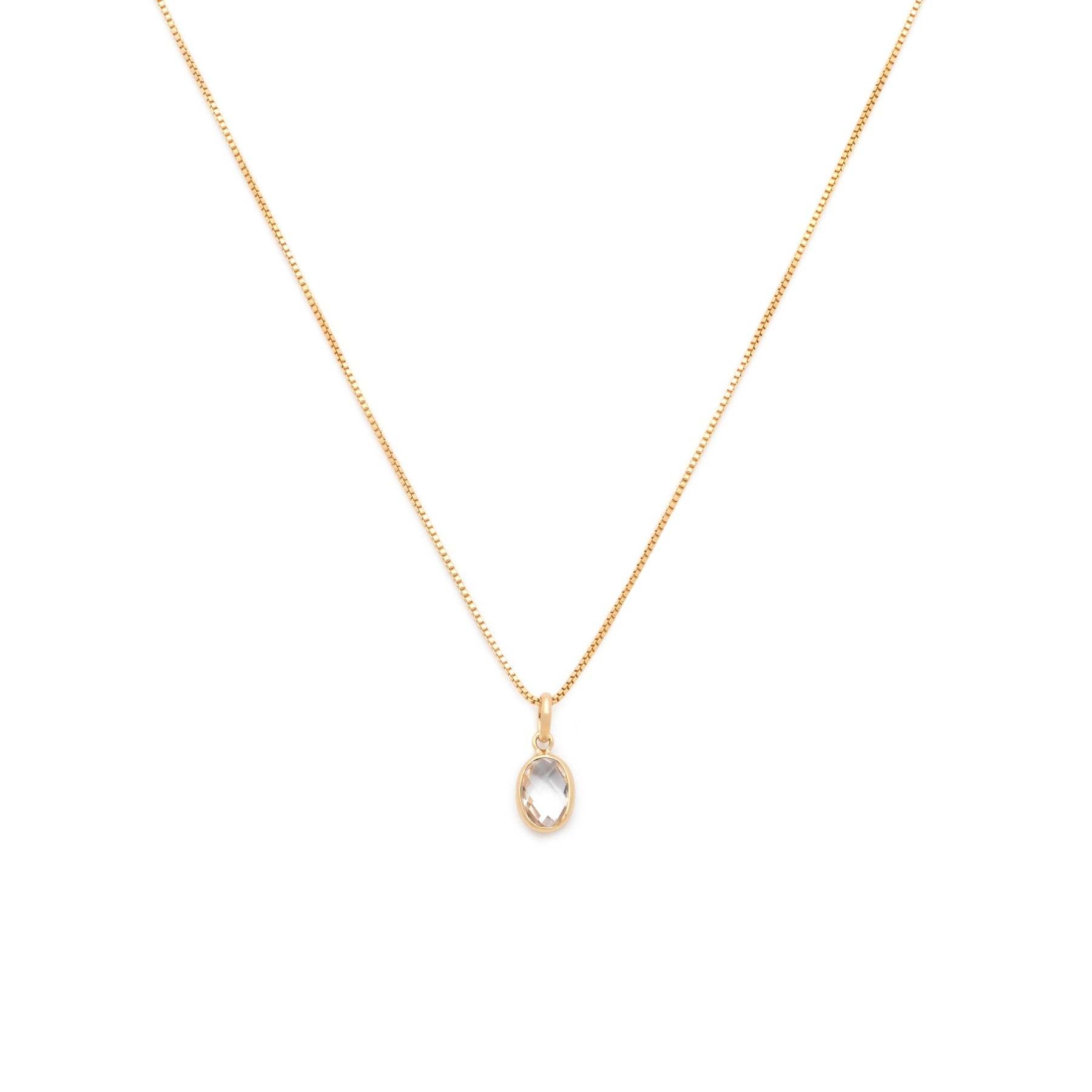 Leah Yard Designs Necklace - Evelyn - White Topaz