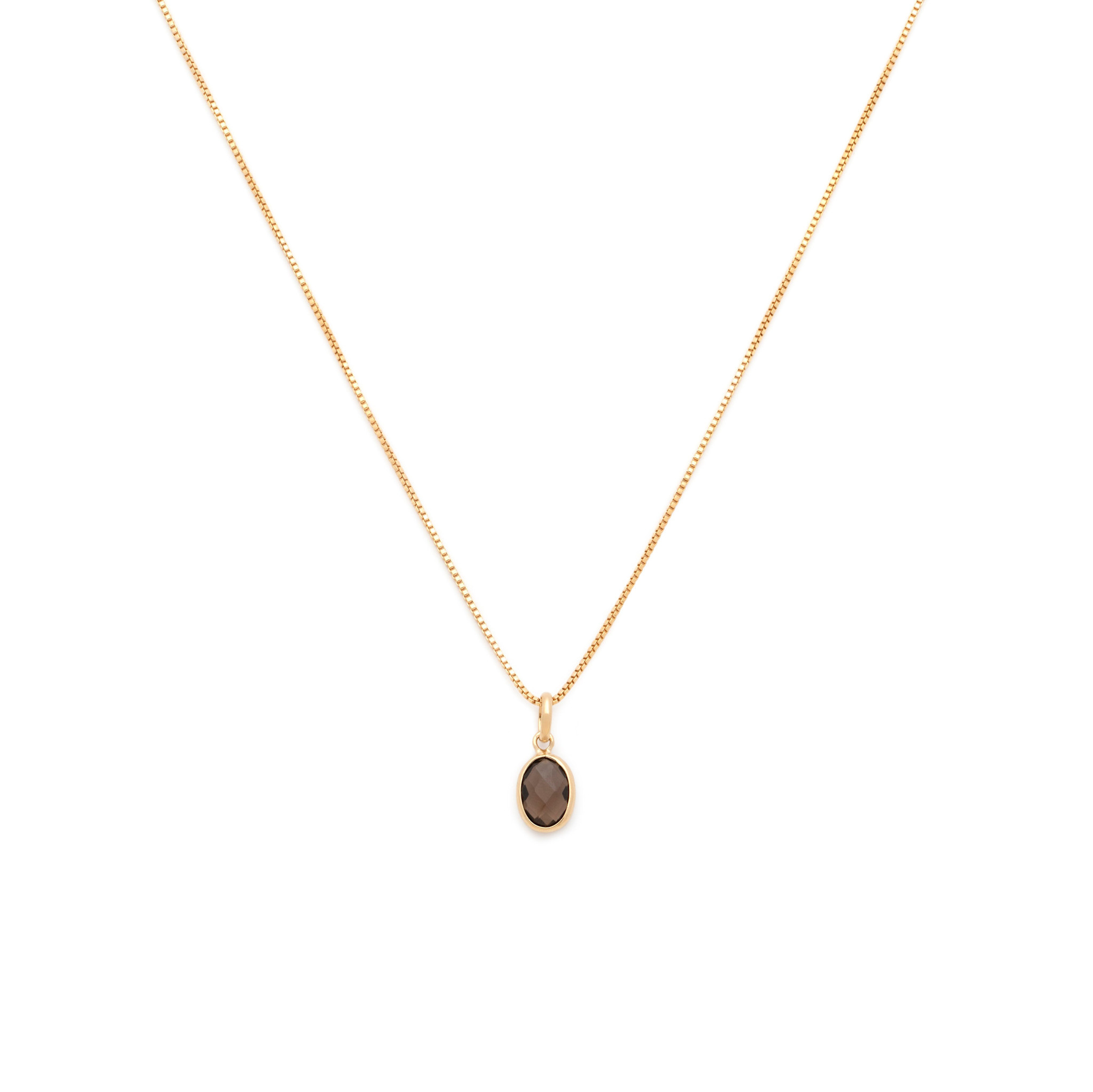Leah Yard Designs Necklace - Evelyn - Smoky Quartz