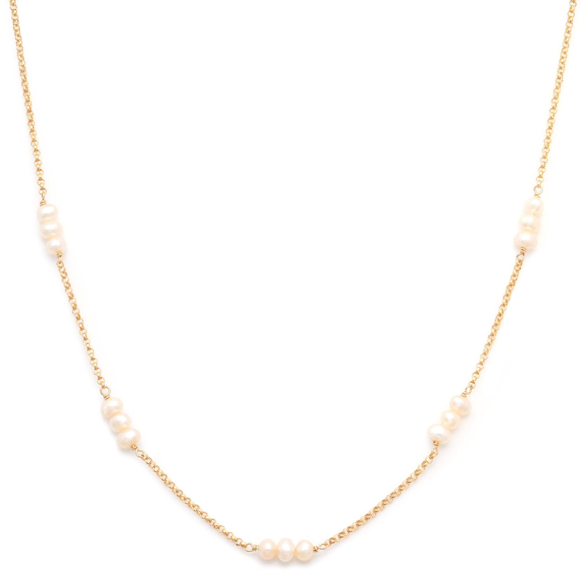 Leah Yard Designs Necklace - Dottie - Pearl