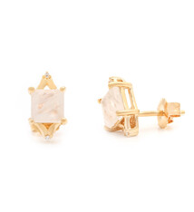 Leah Yard Designs Earrings - Diana Studs - Moonstone