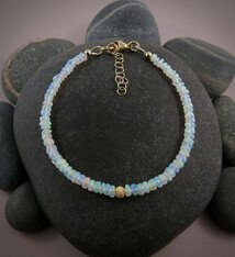 Mikel Grant Jewelry Bracelet - Welo Opal Bead 14K Gold Fill
