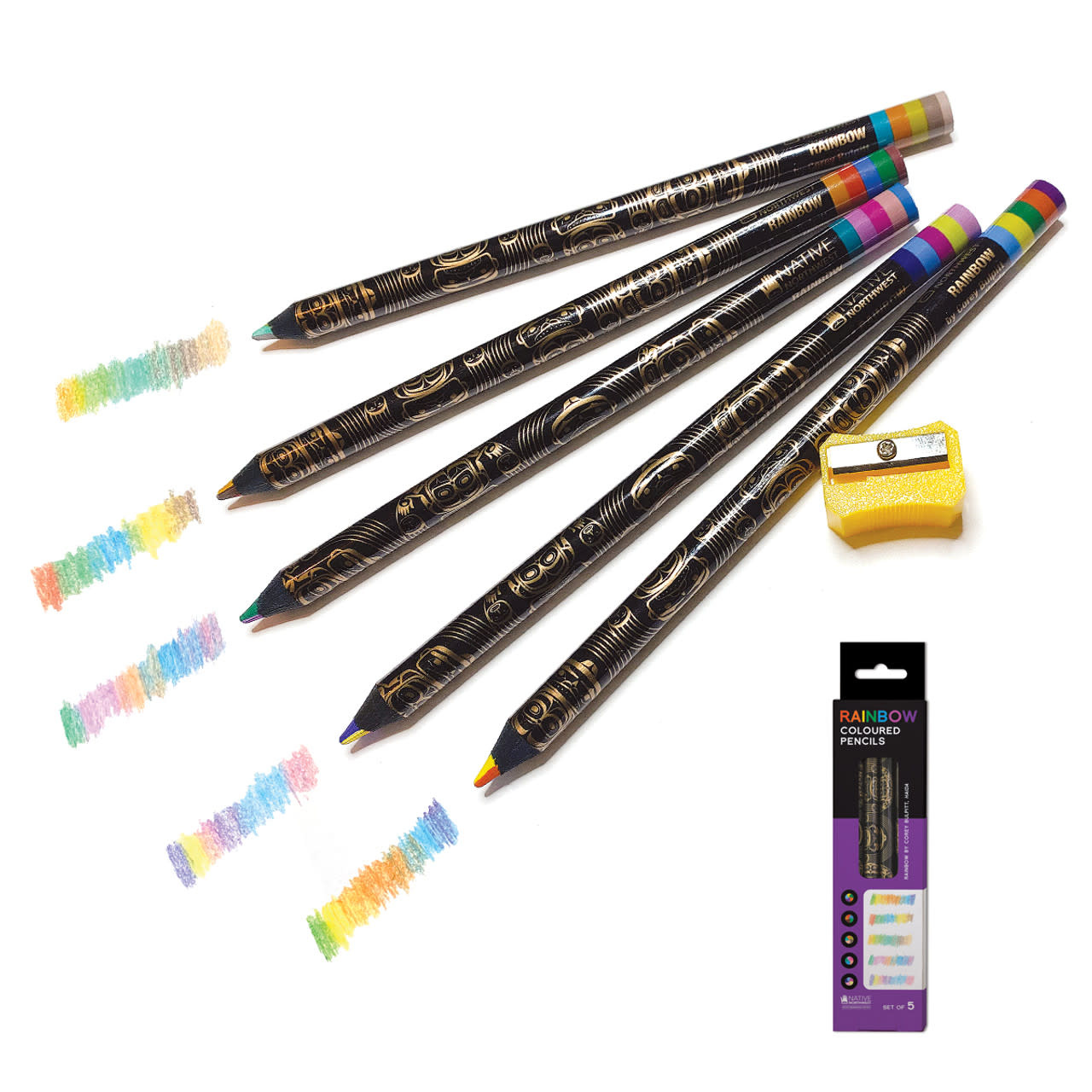 Rainbow Coloured Pencils