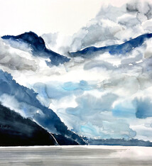 Tiffany Blaise Fine Art Print - Floating Back: Sea to Sky Corridor