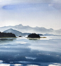 Tiffany Blaise Fine Art Print - Morning Sailing: Howe Sound