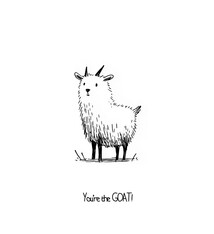 Art Card - You're The Goat