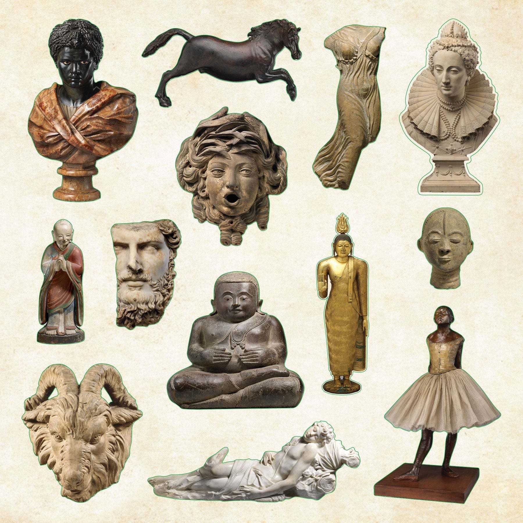 Museum Treasures Sticker Book