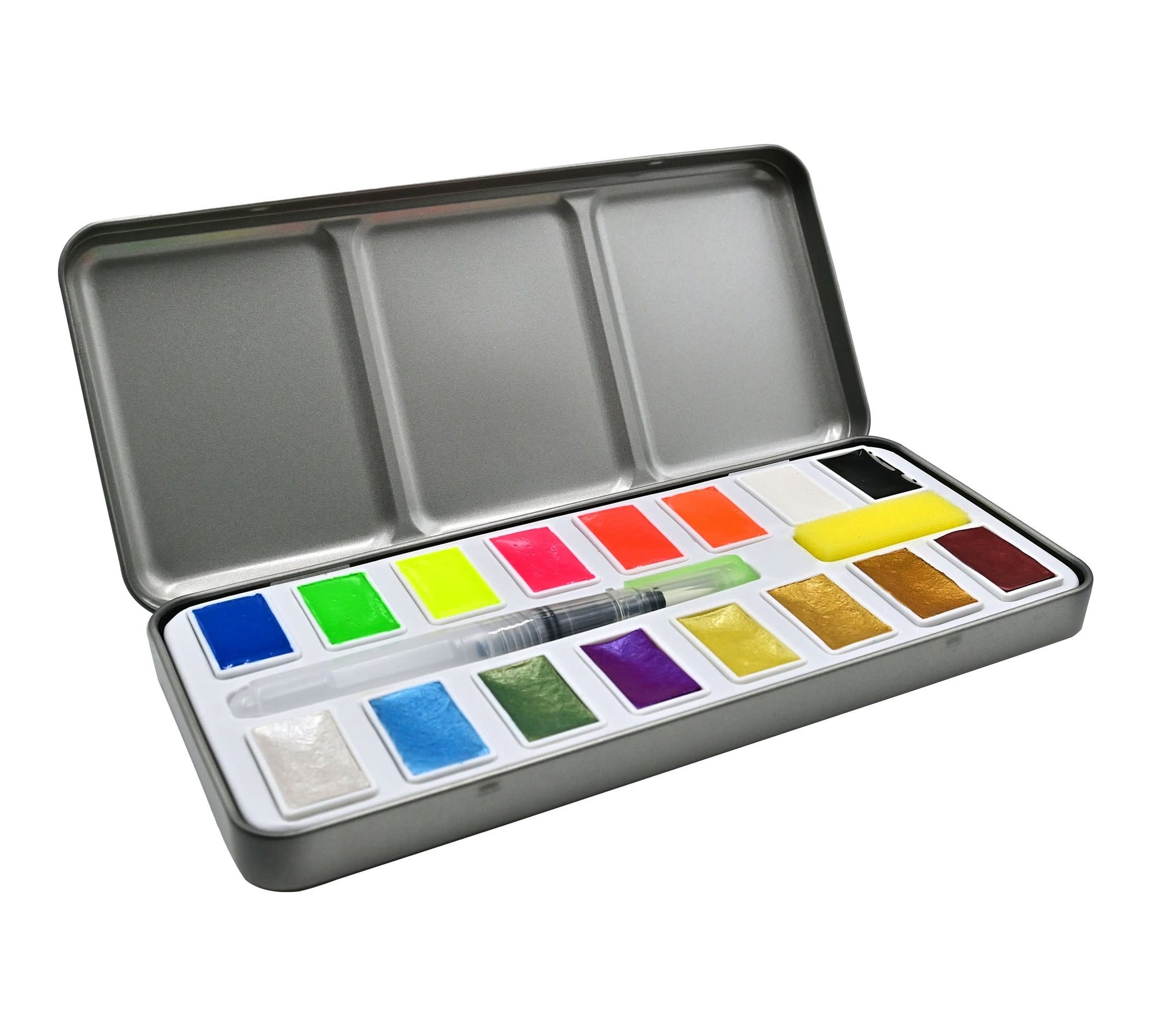 Studio Series Metallic & Neon Watercolor Paint Set