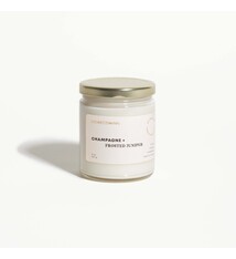 Soy Wax Candle - Champagne + Frosted Juniper