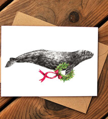 Art Card - Decorated Grey Whale