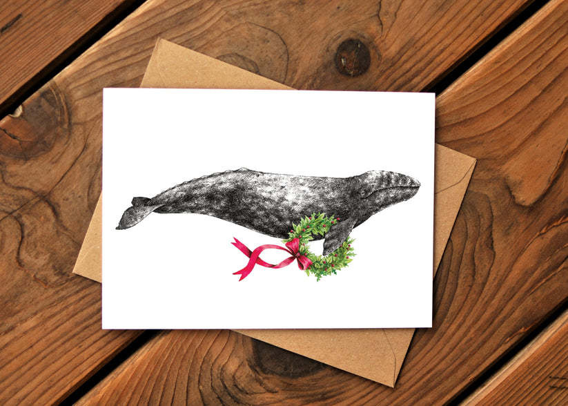 Art Card - Decorated Grey Whale