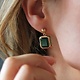 Leah Yard Designs Earrings - Angie - Green Onyx