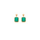 Leah Yard Designs Earrings - Angie - Green Onyx