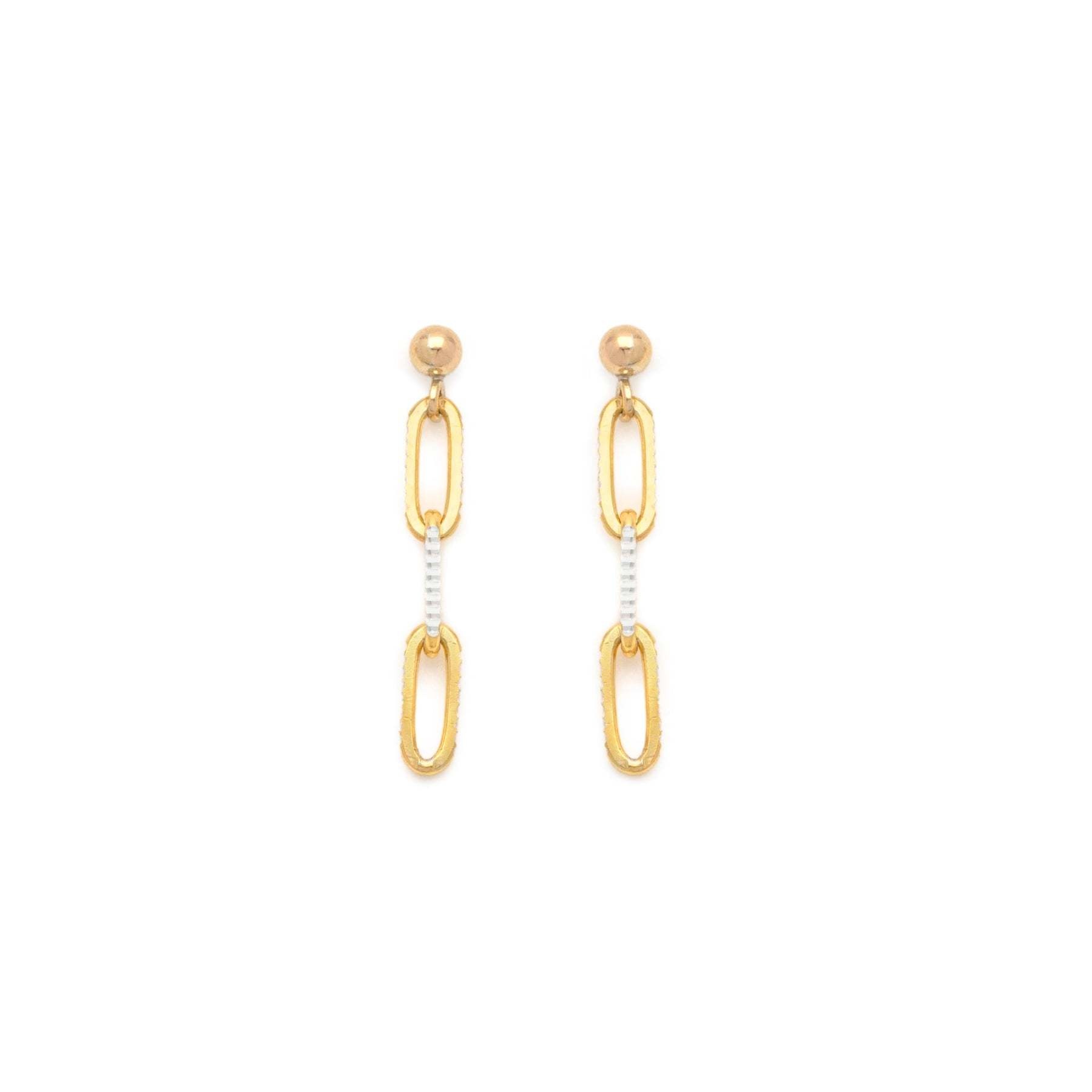 Leah Yard Designs Earrings - Harmony - Gold & Silver
