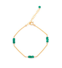 Leah Yard Designs Bracelet - Dottie - Green Onyx