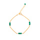 Leah Yard Designs Bracelet - Dottie - Green Onyx