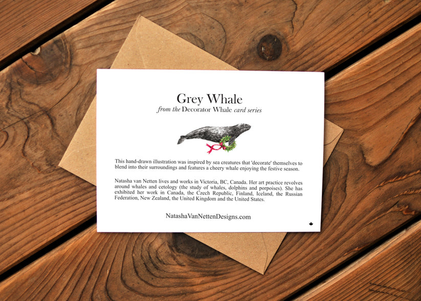 Art Card - Decorated Grey Whale