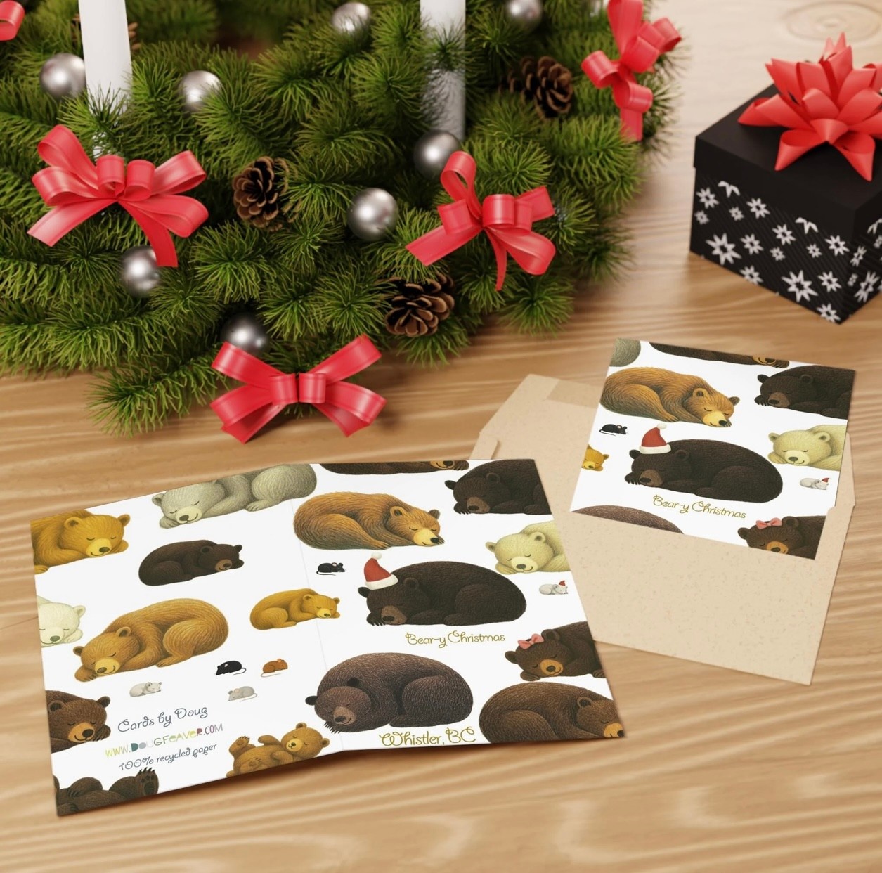 Art Card - Bear-y Christmas