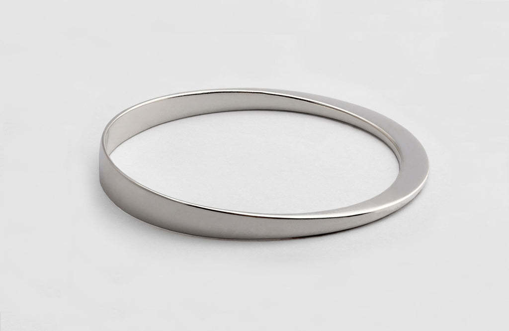 Orii Design Bangle - Meta Sterling Silver