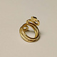 Pamela Card Ring - Serpentina 24K Plated - Sz 6.5