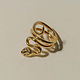 Pamela Card Ring - Serpentina 24K Plated - Sz 6.5